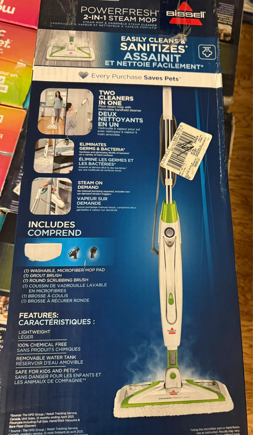 Bissell PowerFresh 2-in-1 Steam Mop