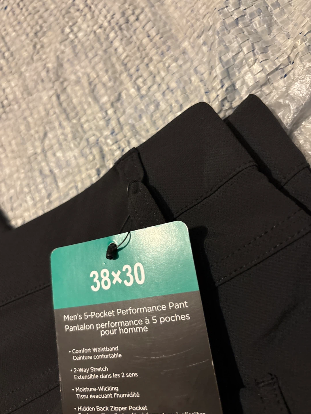 Kirkland Signature Men's 5-Pocket Performance Pant 38x30 - photo 3
