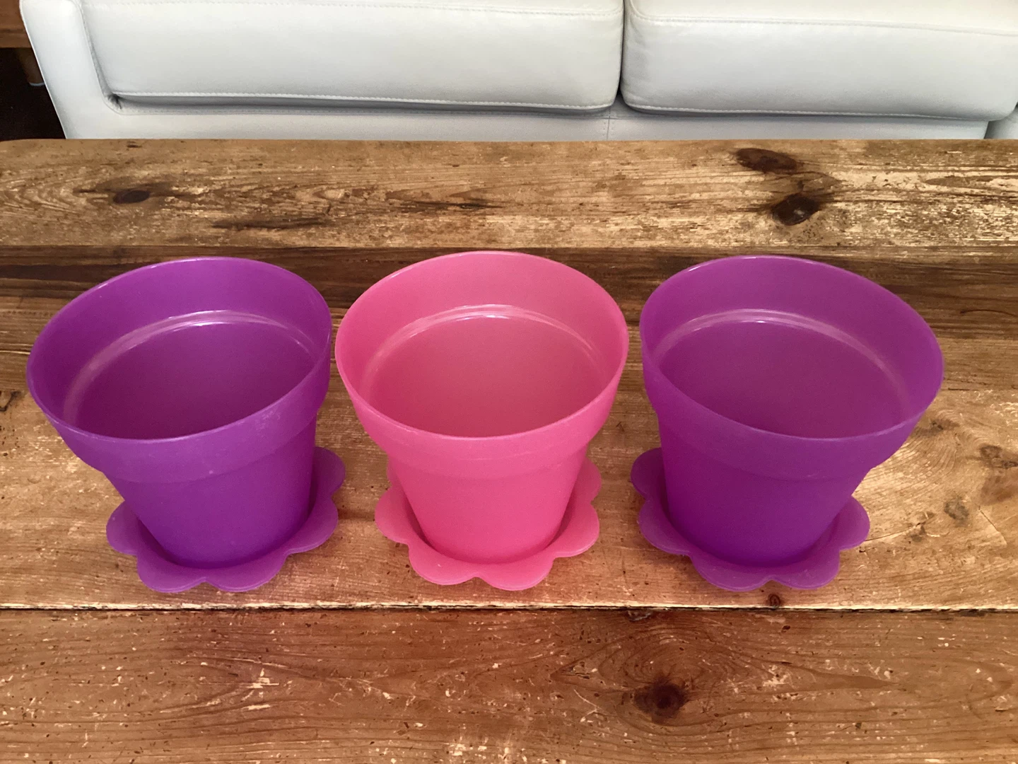 SET OF 3 FLOWER POTS