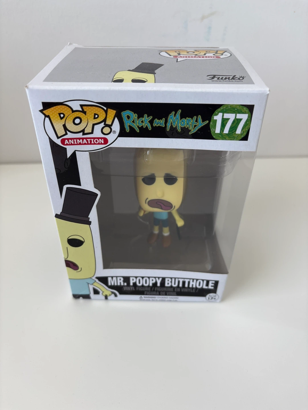 Funko Pop! Mr. Poopy Butthole 177 Rick and Morty Figure