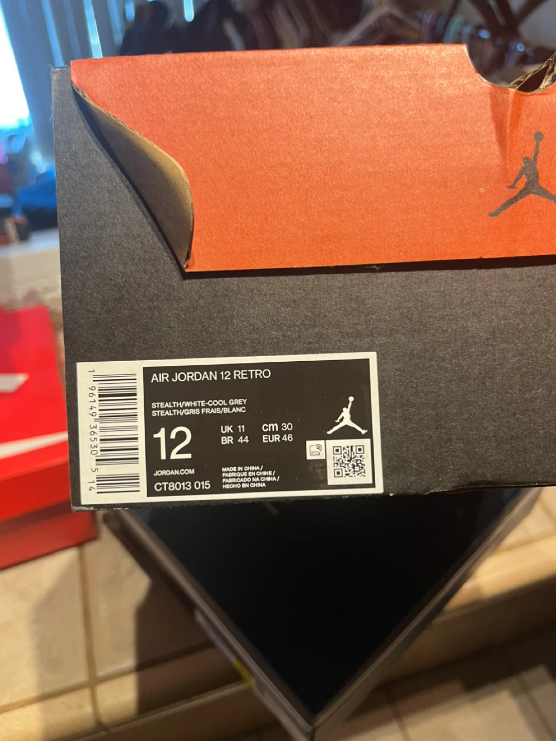 Air Jordan 12 Retro Stealth Cool Grey Size 12 - photo 5