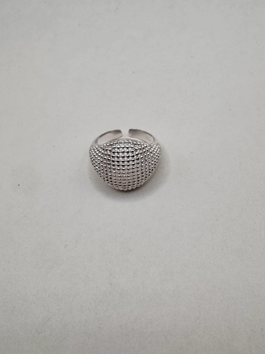 Sparkly Adjustable Ring Sterling silver 925 - photo 2
