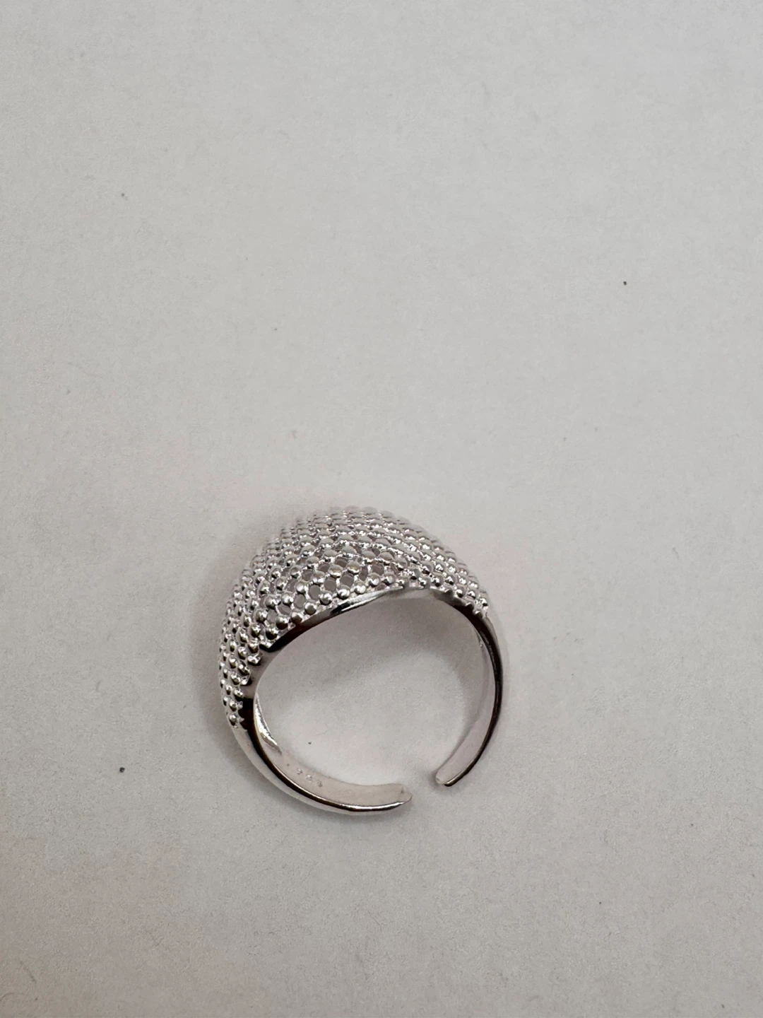 Sparkly Adjustable Ring Sterling silver 925 - photo 3