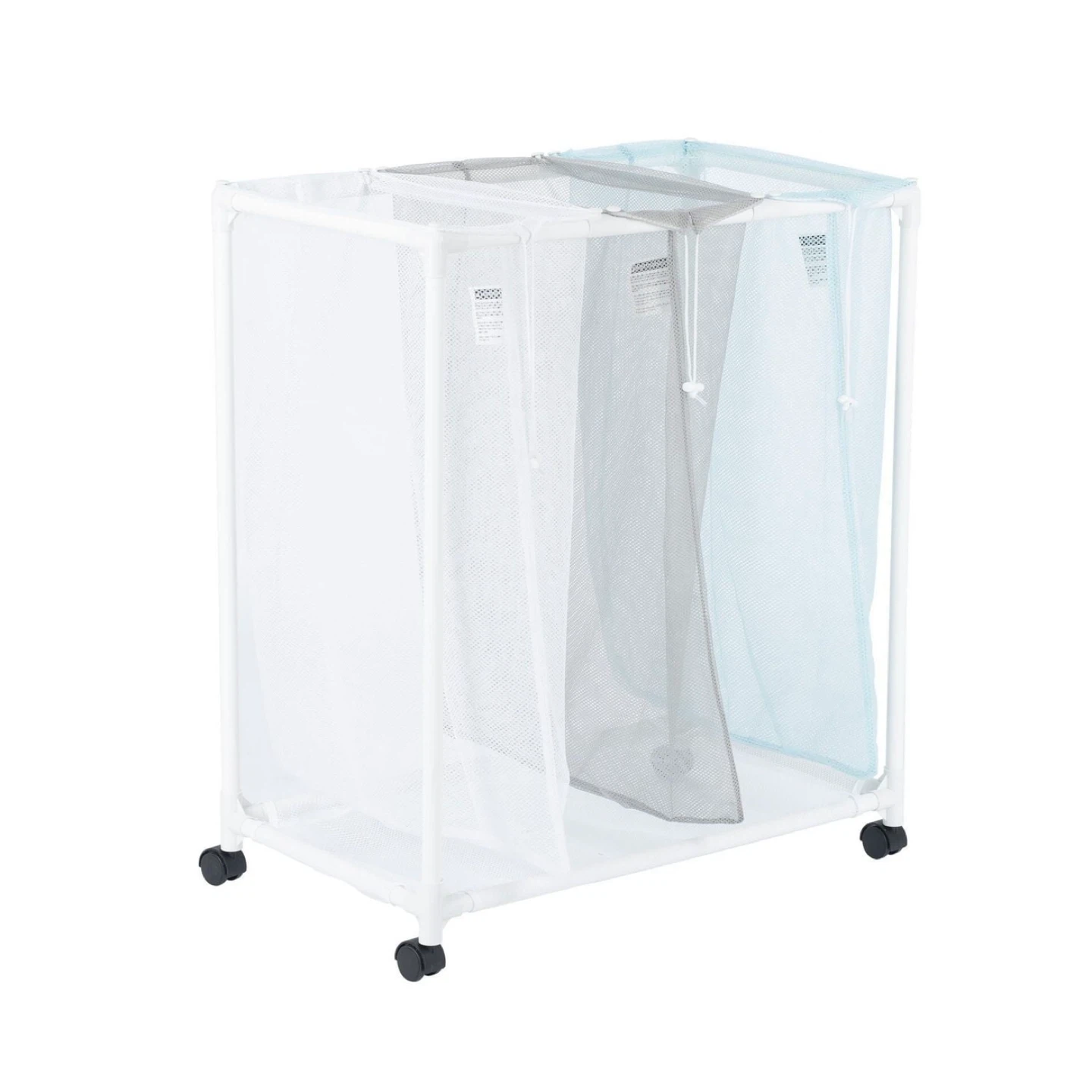 3-Section Laundry Sorter Cart (Brand New)