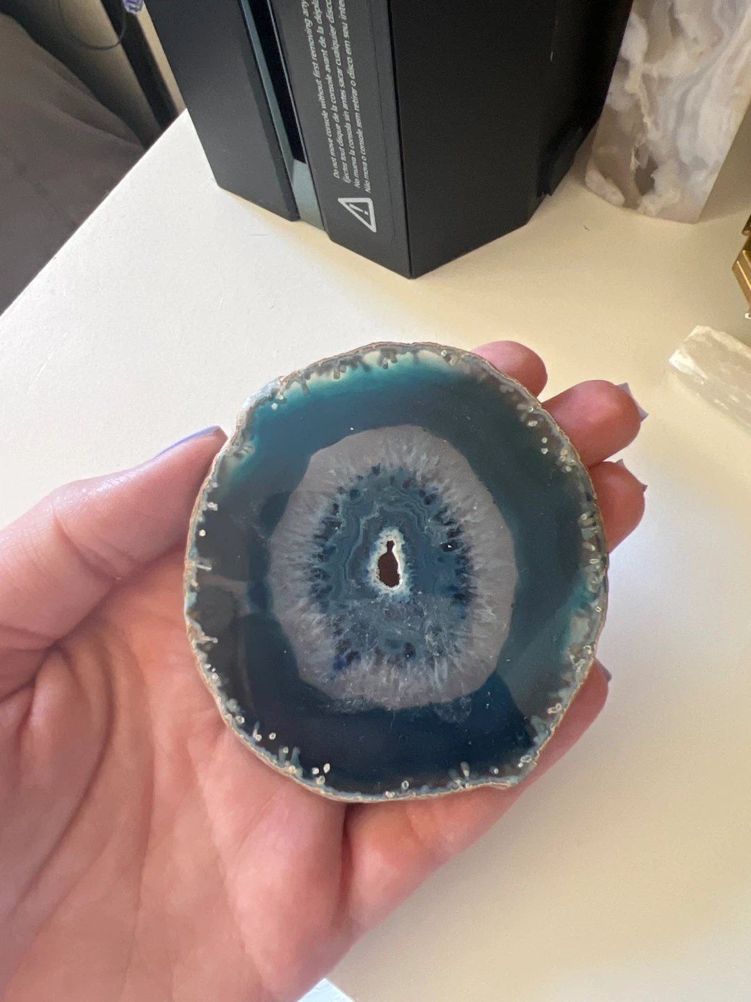 Blue Agate Coaster