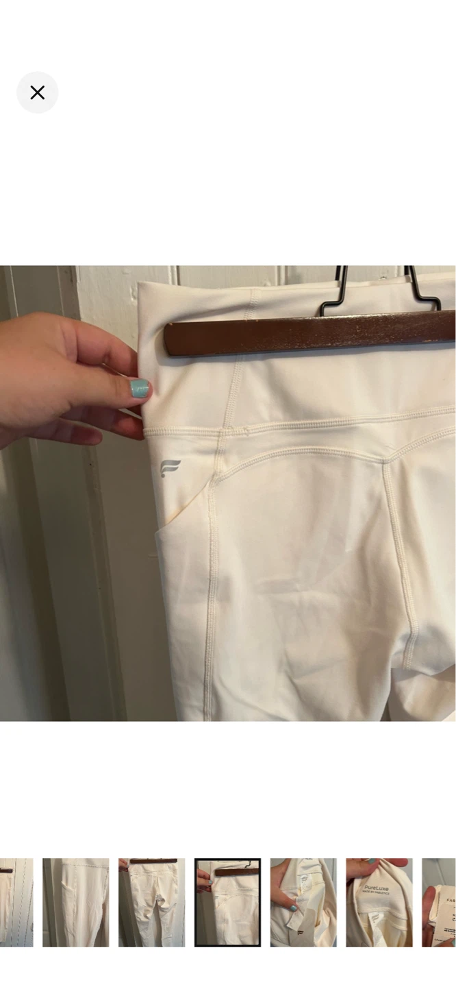 Fabletics White Pocket Leggings Size S - photo 4