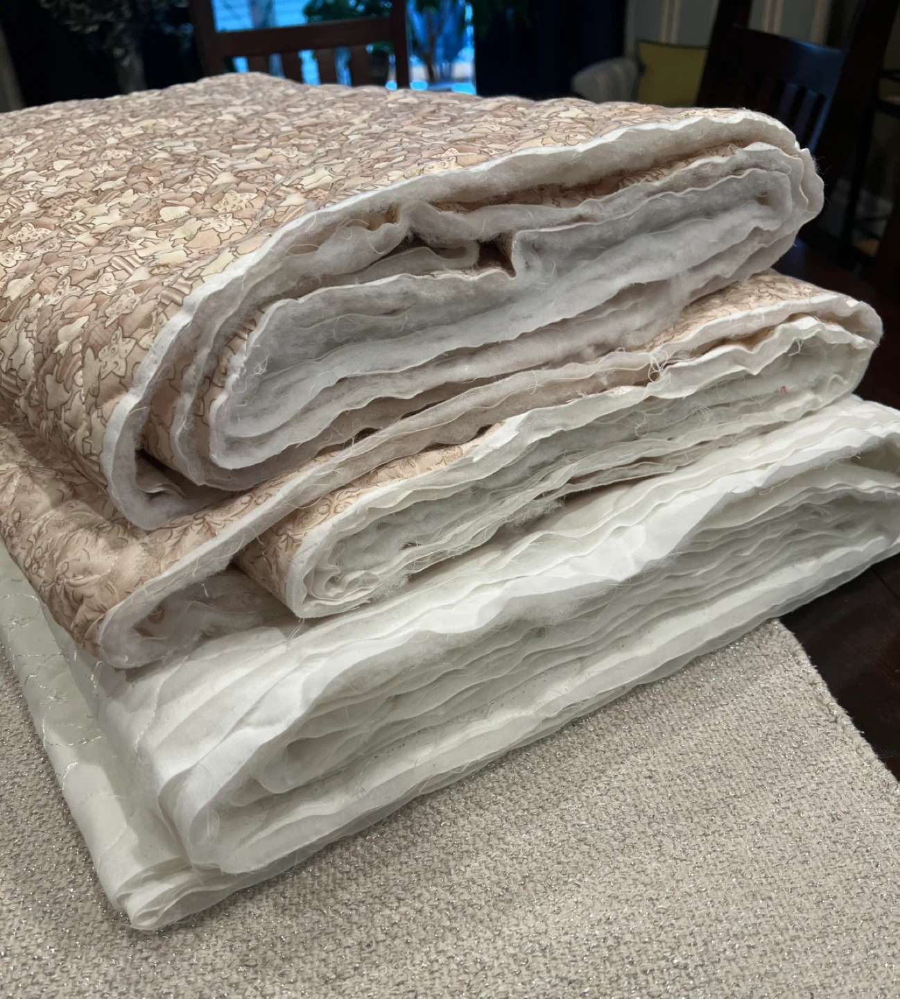 Premium 100% Cotton Pre-Quilted Fabric - photo 2