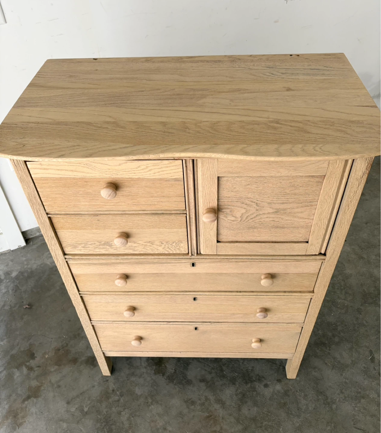 Wooden Chest of Drawers with Cabinet - photo 5