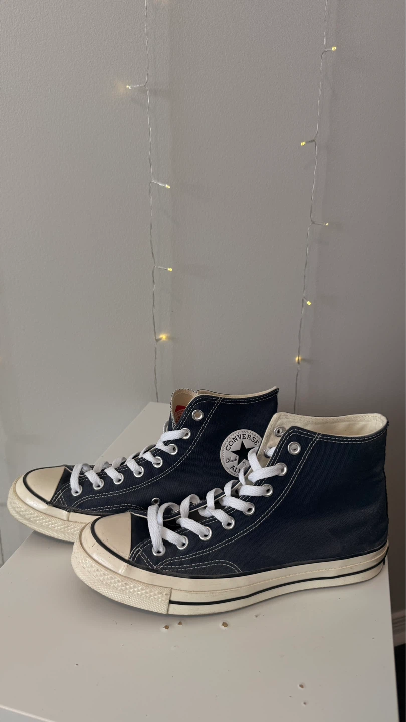 Converse Chuck 70 High Top Sneakers | Navy | Size 8 Unisex - photo 2