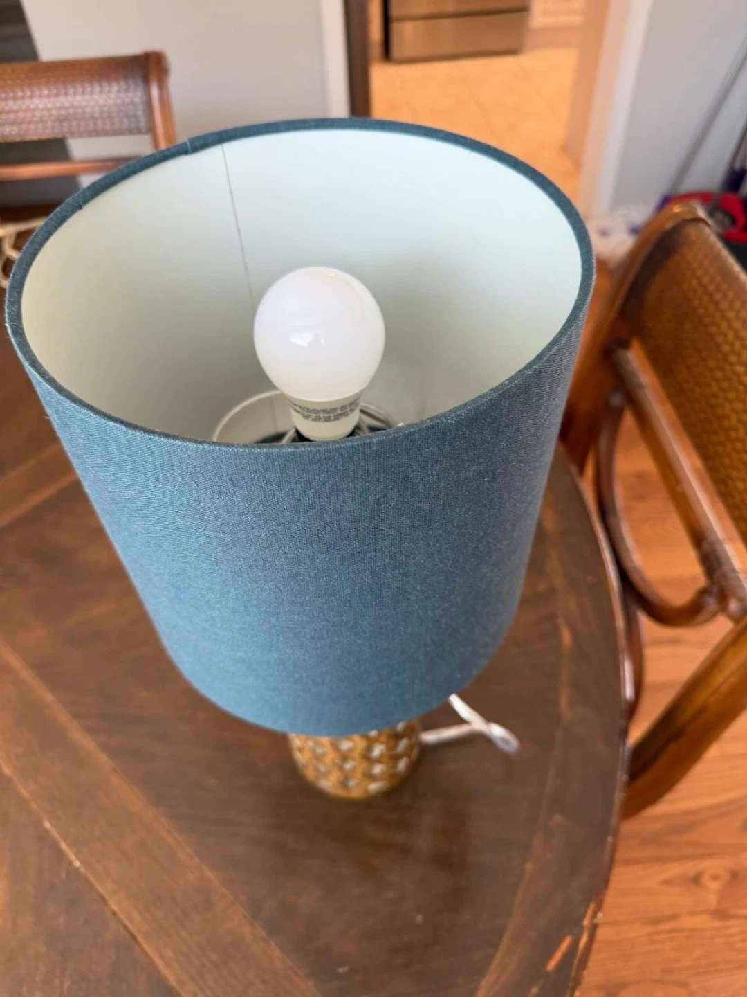 Decorative Table Lamp with Cutout Design - photo 2