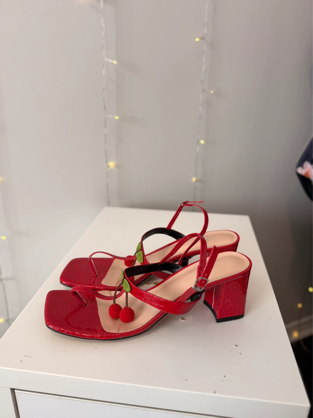 Cherry Statement Slingback Heels | Size 11 - photo 2
