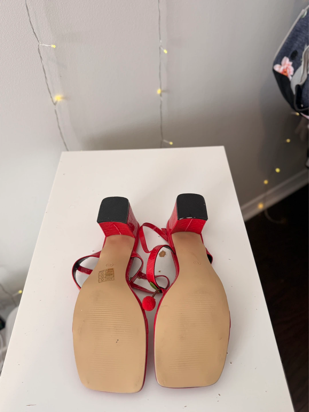 Cherry Statement Slingback Heels | Size 11 - photo 3