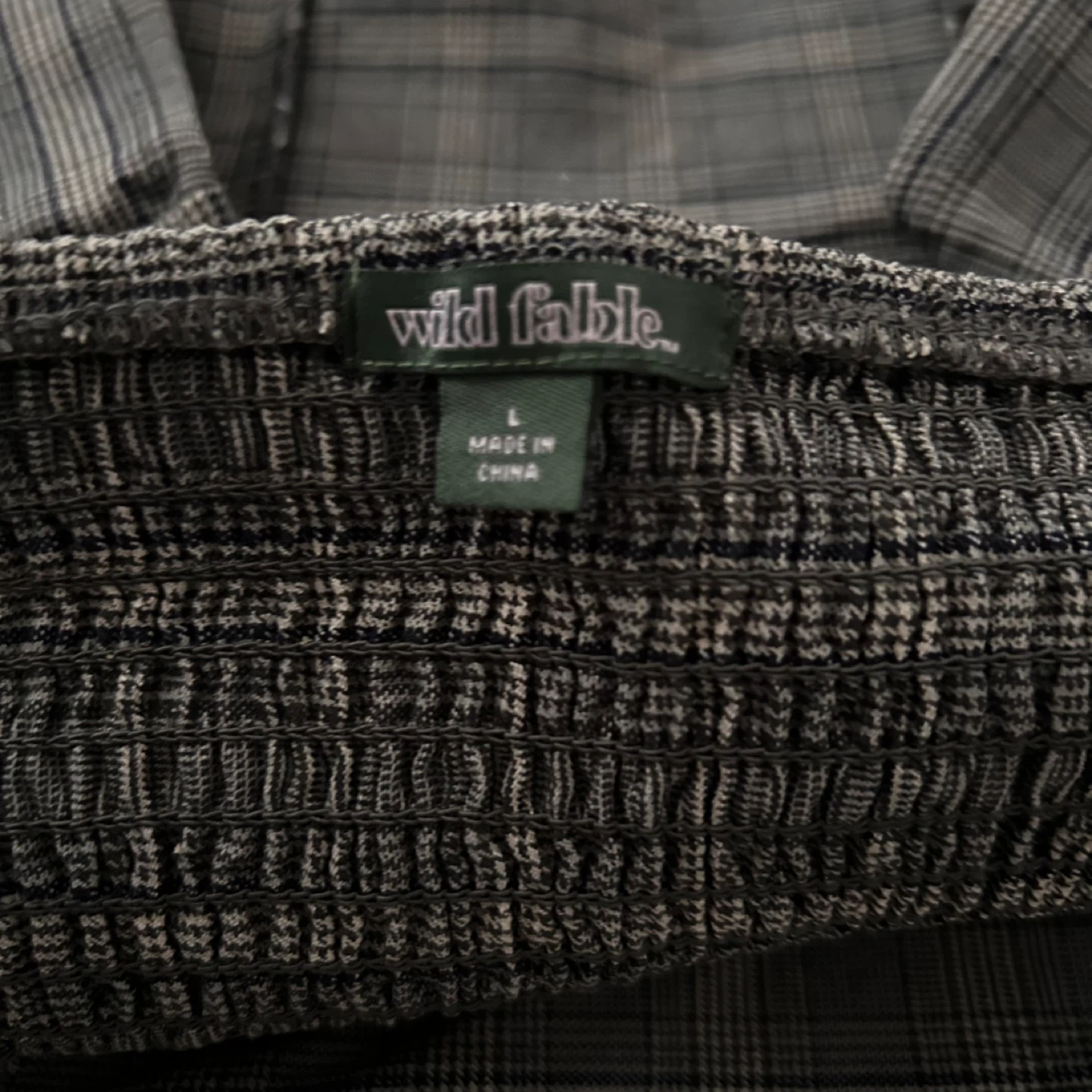 Wild Fable Plaid Crop Top - photo 3