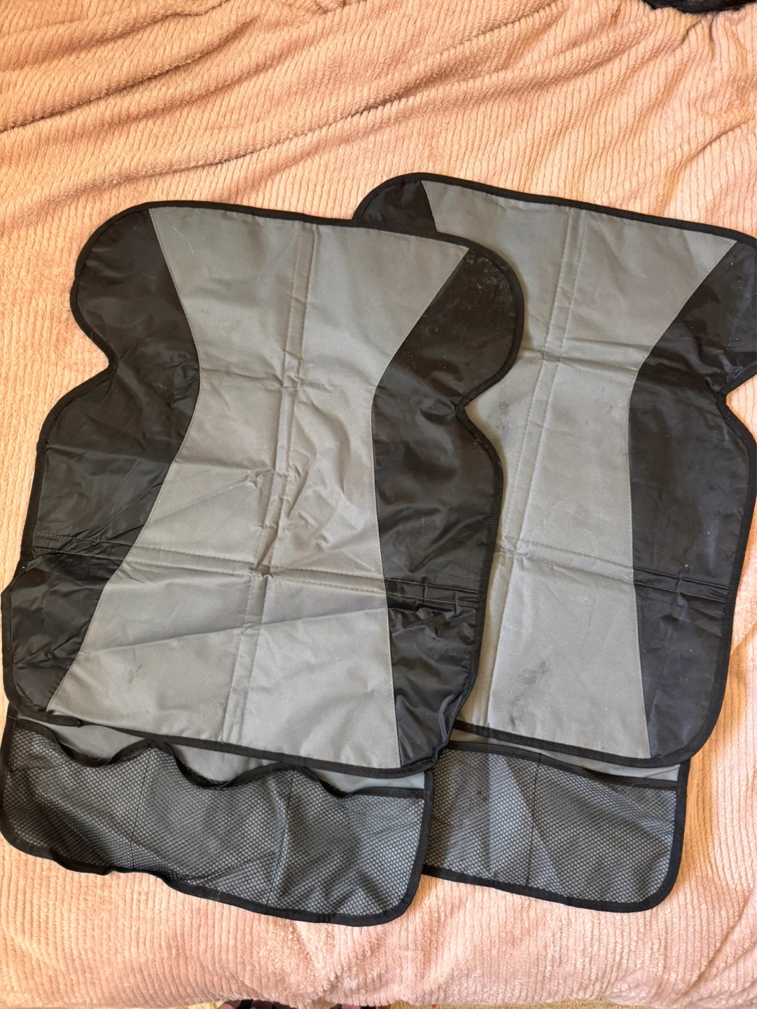 Car Seat Protectors with Storage Pockets (2-Pack)