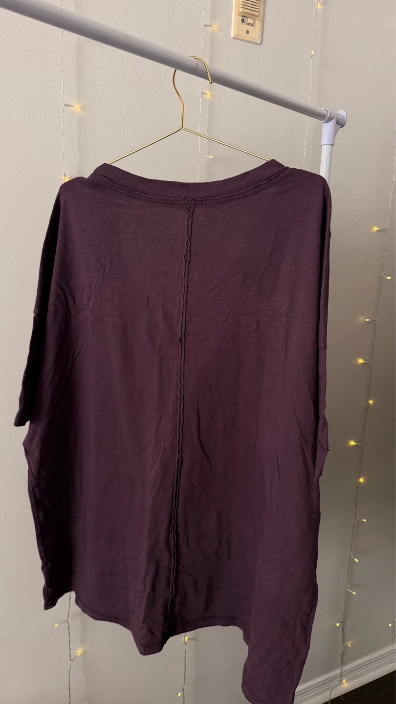 Aerie Oversized Boyfriend V-Neck T-Shirt | XL | NWT - photo 5
