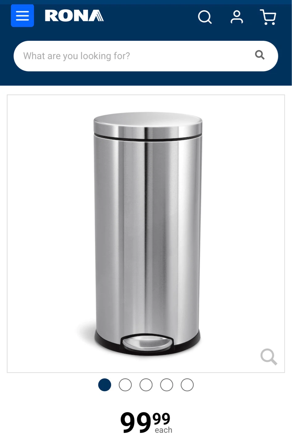 2 Simple Human Trash Cans - see description - photo 5