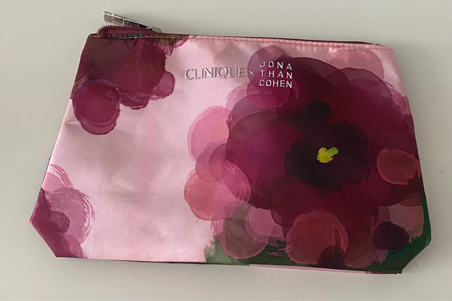 Clinique x JONATHAN COHEN Floral Makeup Bag