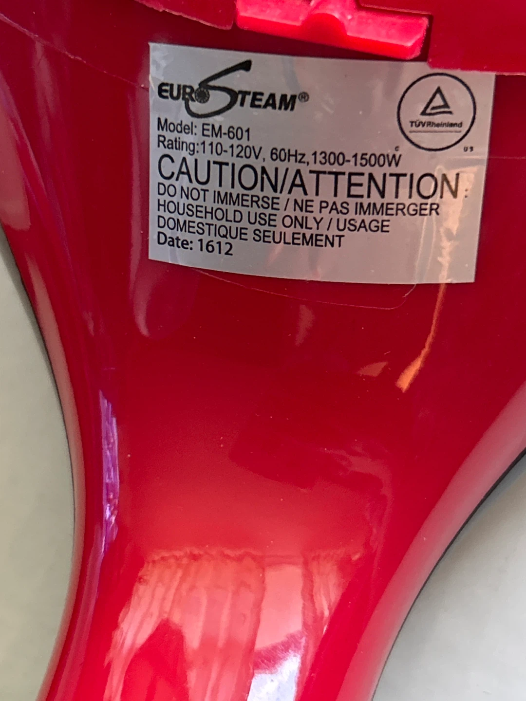 Euro Steam Travel Garment Steamer EM-601 - photo 4
