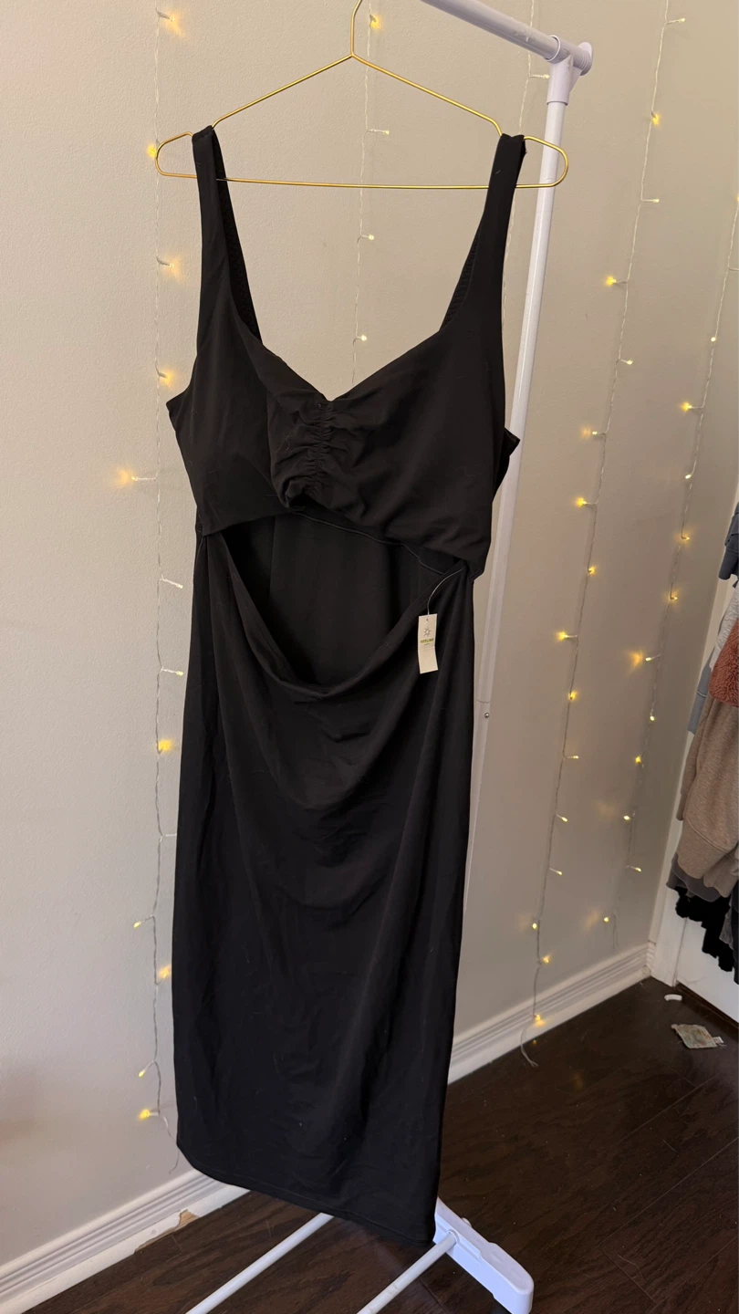 OFFLINE by Aerie Real Me XTRA Keyhole Midi Dress | XL | NWT - photo 2