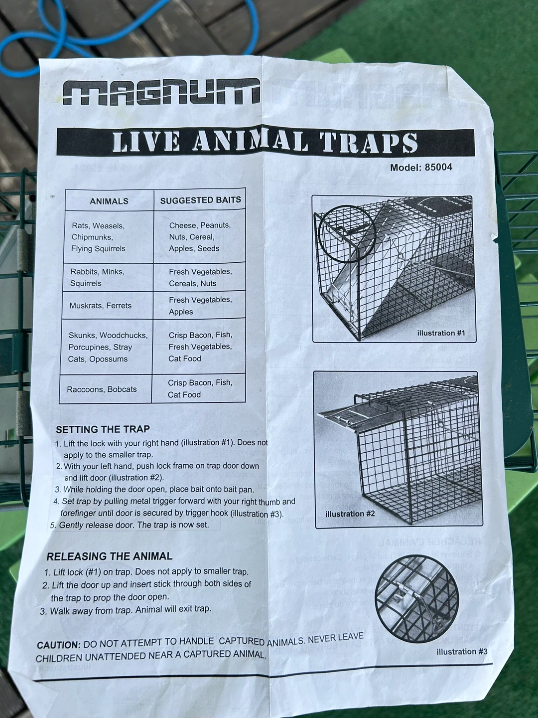 Magnum Live Animal Traps Model 85004 - photo 2