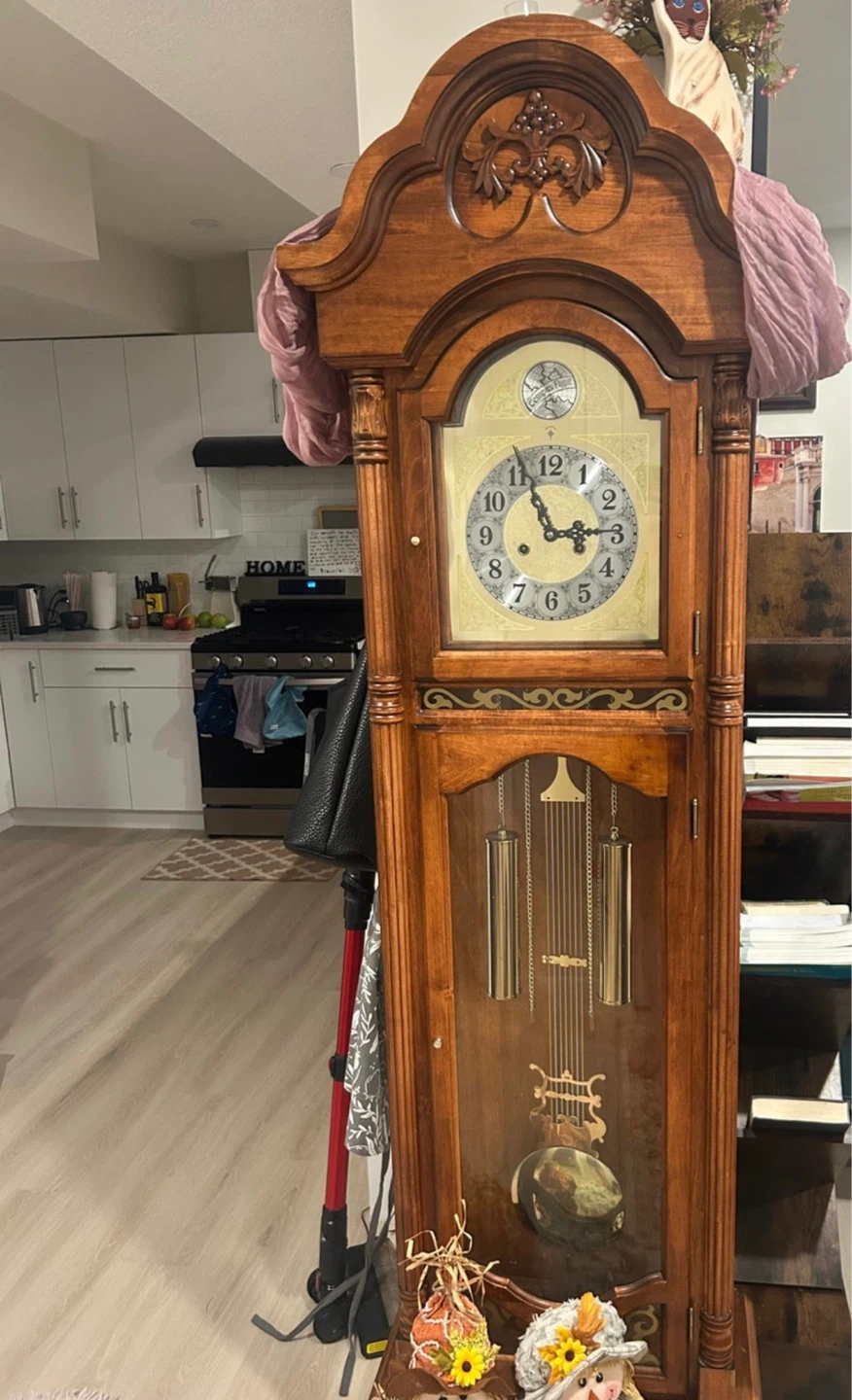 Wooden Grandfather Clock