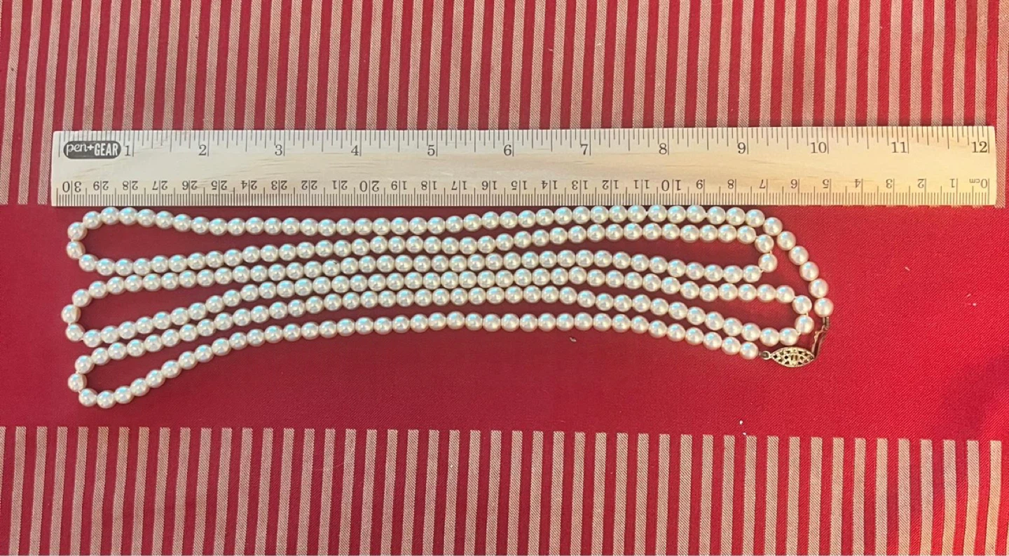 Four Strand Pearl Necklace