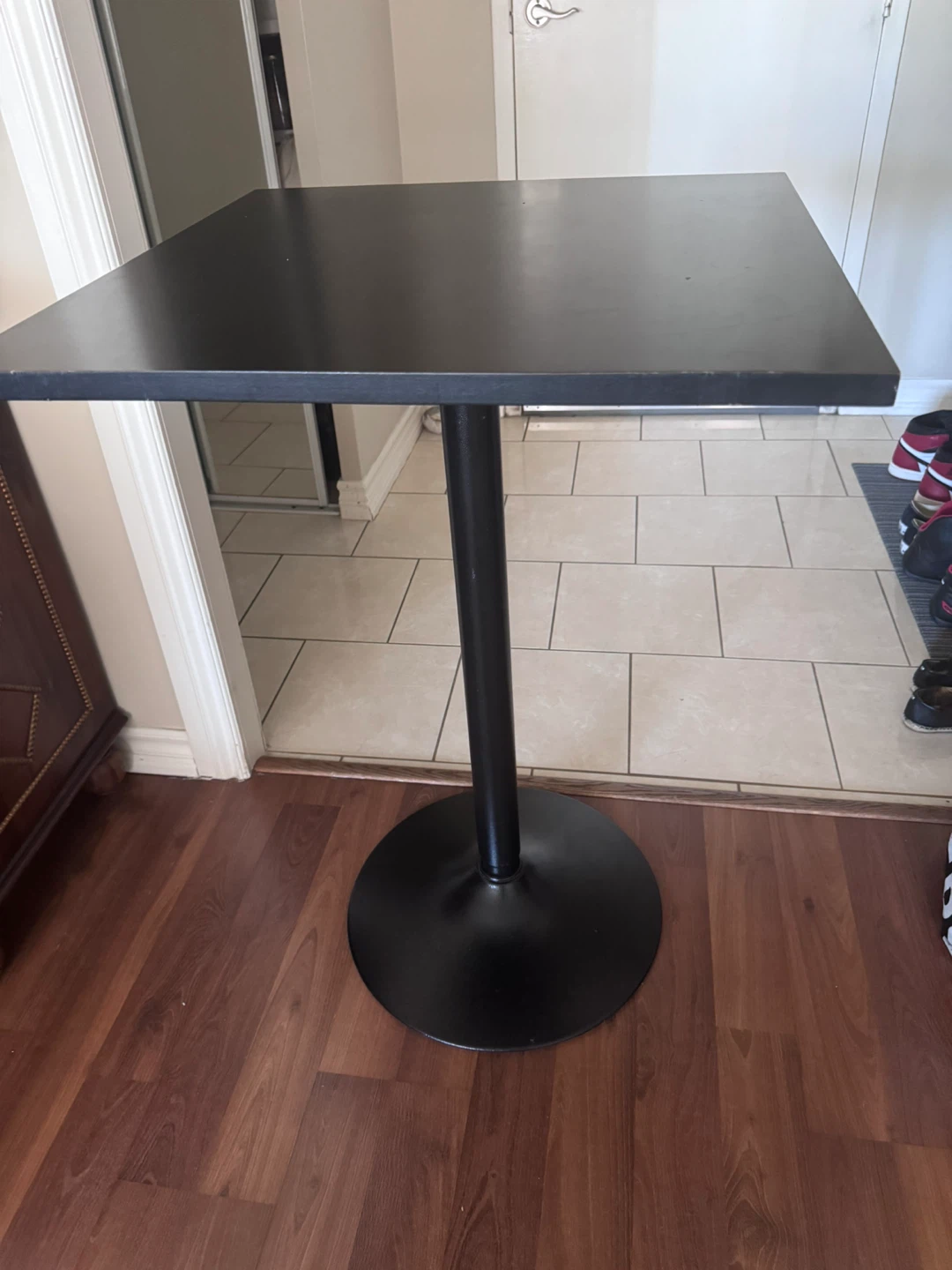 Winsome Wood Obsidian High Table Square Black