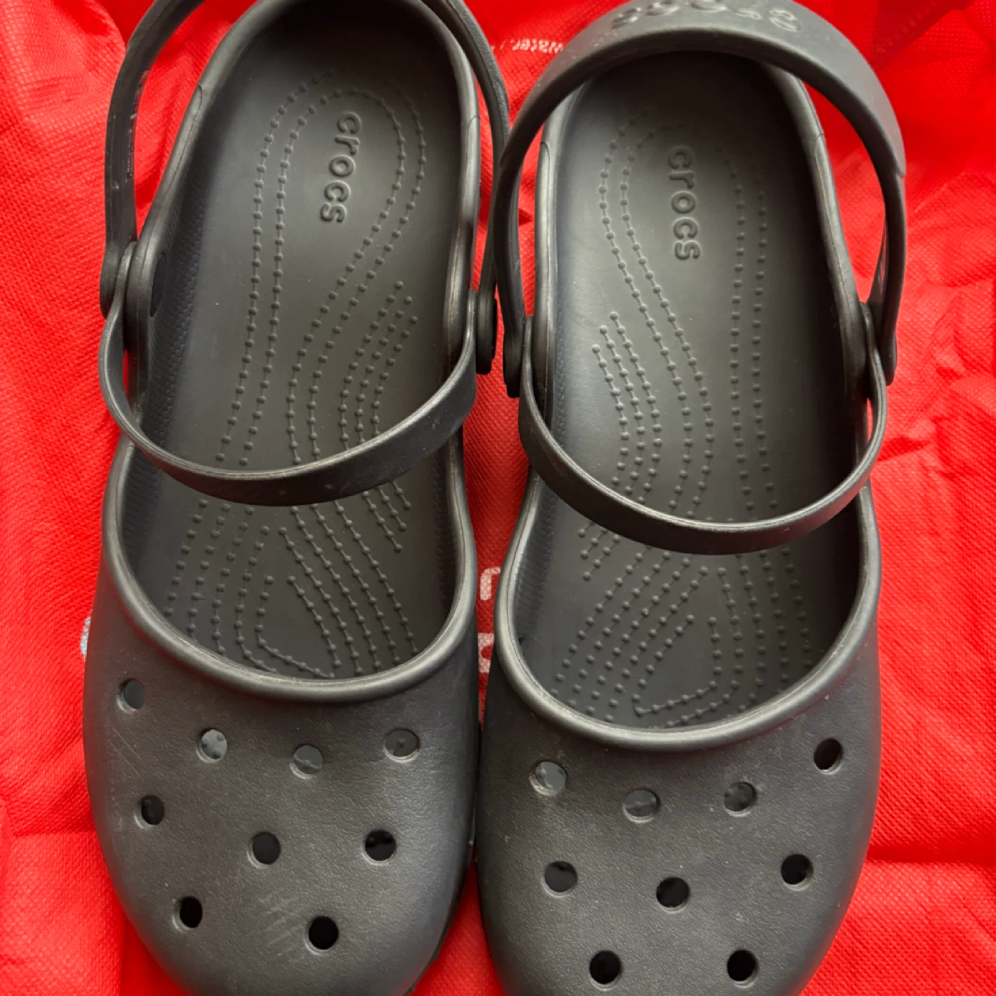 (Crocs) Mary Jane Ballet Flats - *Black/Size 11* - photo 2