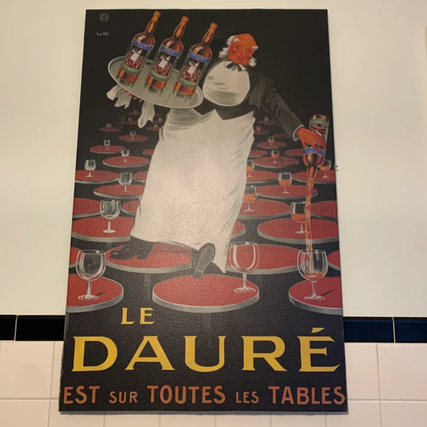 Art Print - Le Dauré Est Sur Toutes Les Tables Canvas Print - photo 2