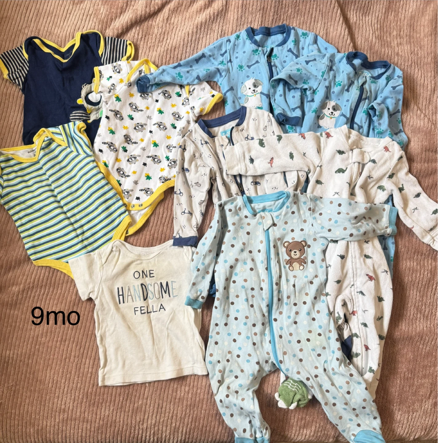 Baby Sleepers and Bodysuits - 9 Months
