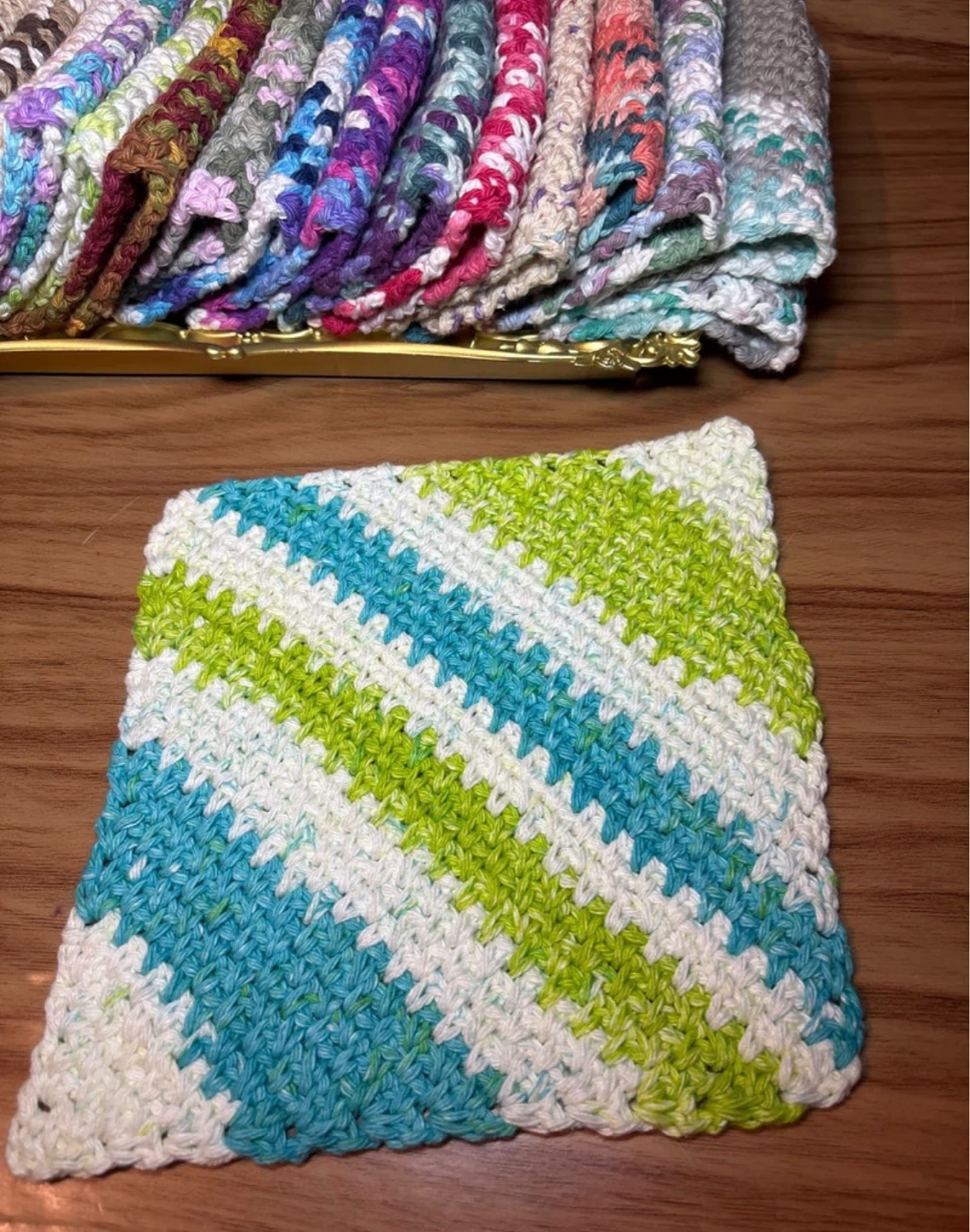 Handmade Crochet Washcloths - photo 3