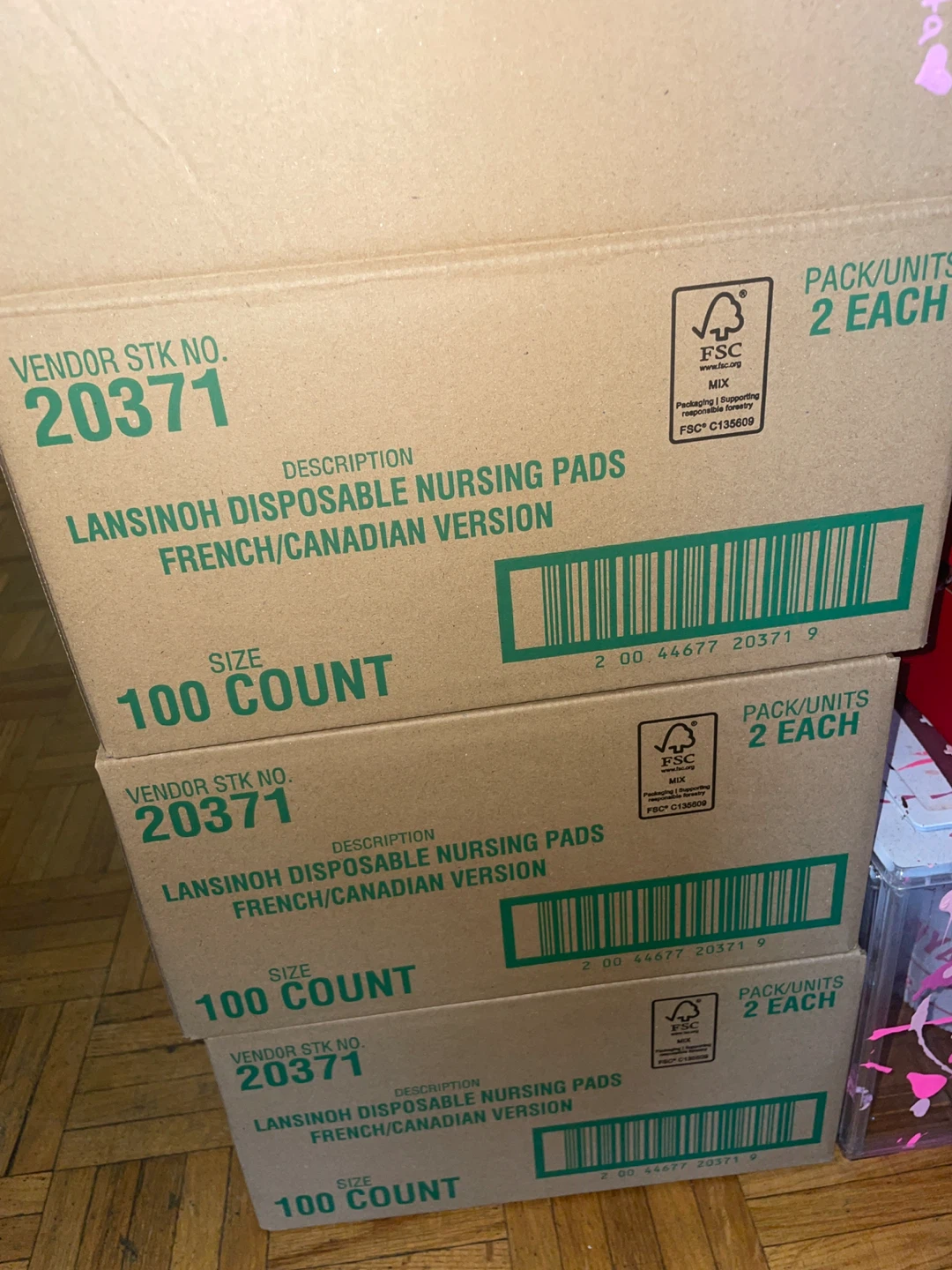 NWT - Lansinoh Stay Dry Nursing Pads - 100 Pads - photo 4