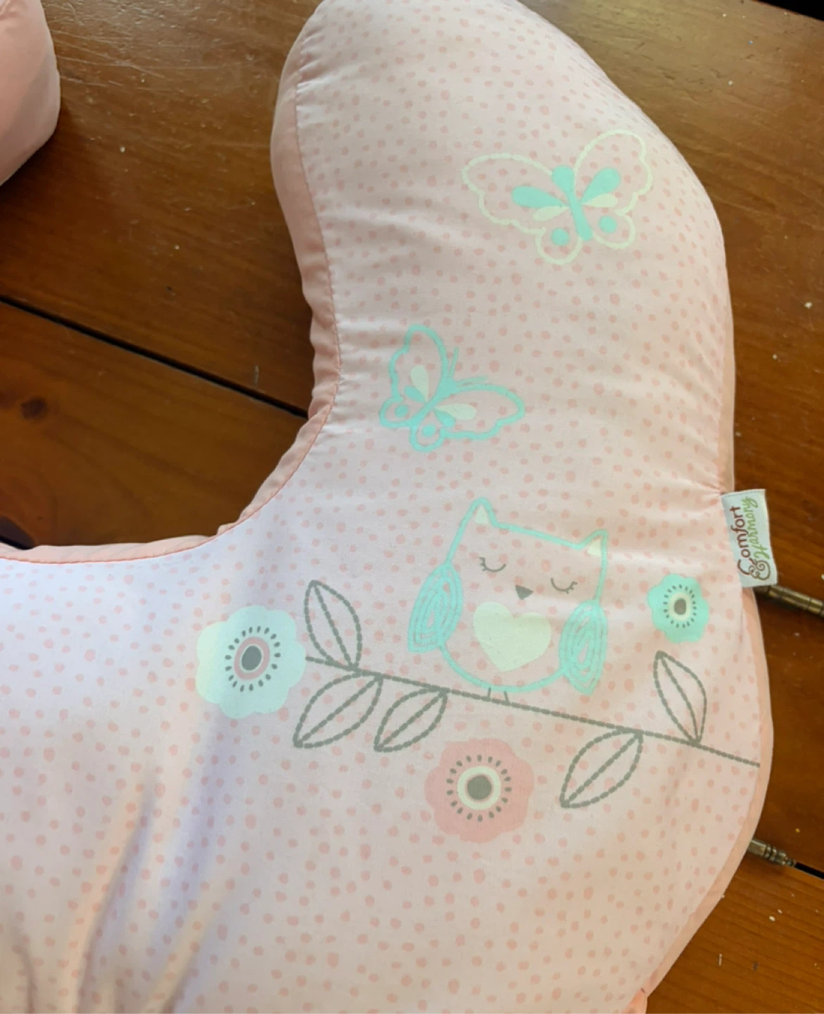 Mombo 3-in-1 Dual Sided Deluxe Nursing Pillow - Owls - photo 2