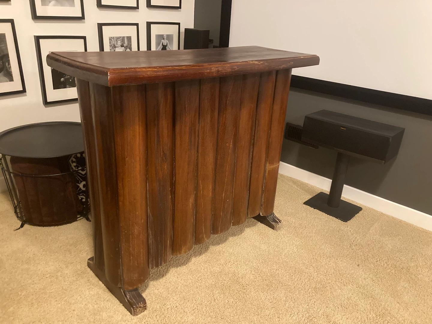 Vintage Wooden Bar Cabinet - photo 3