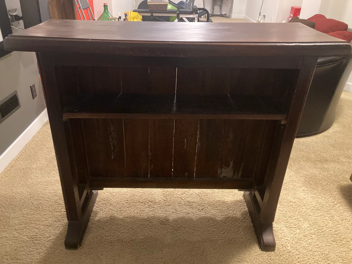 Vintage Wooden Bar Cabinet - photo 5