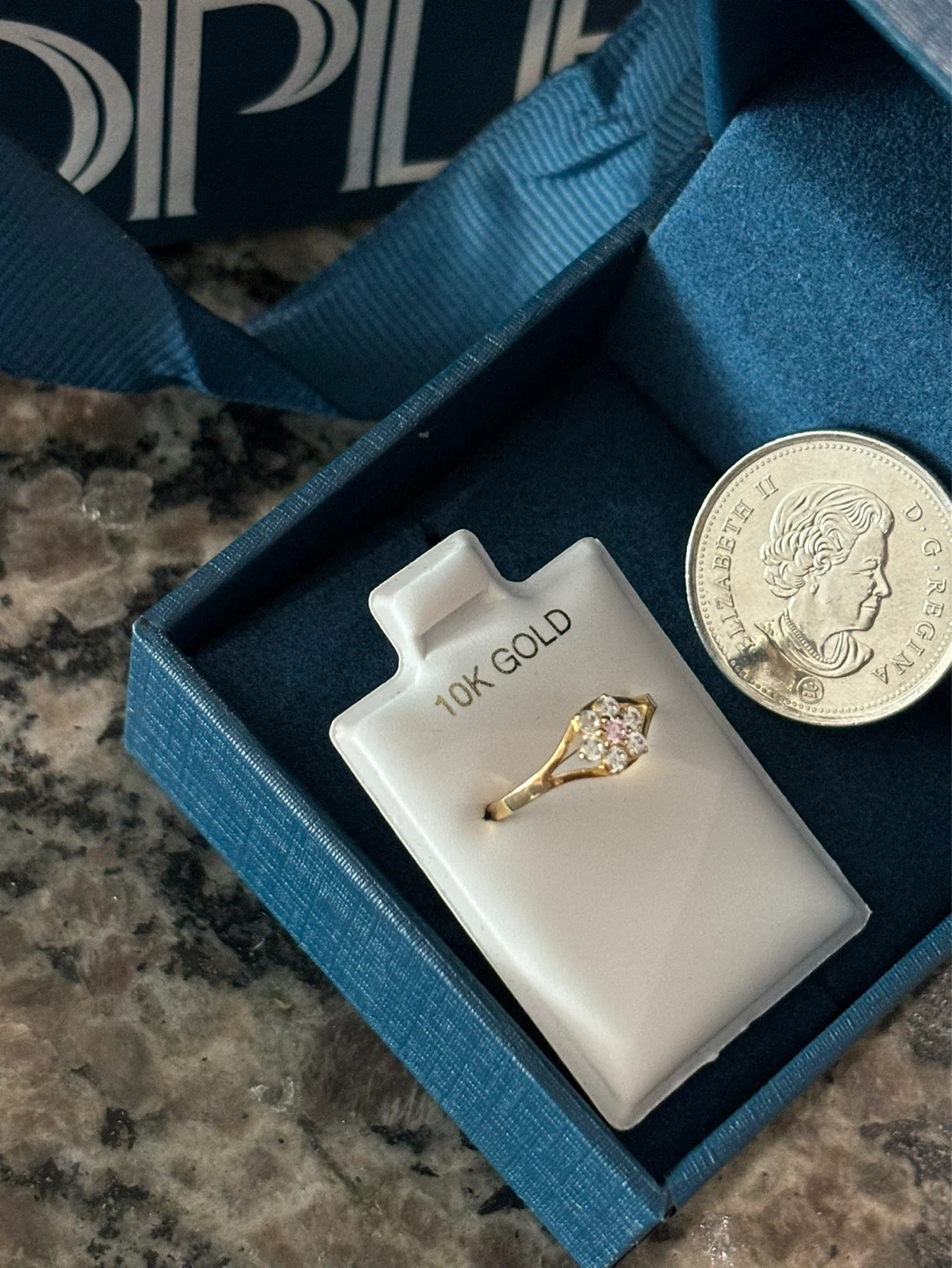Peoples 10K Gold Diamond Rings Set - photo 2