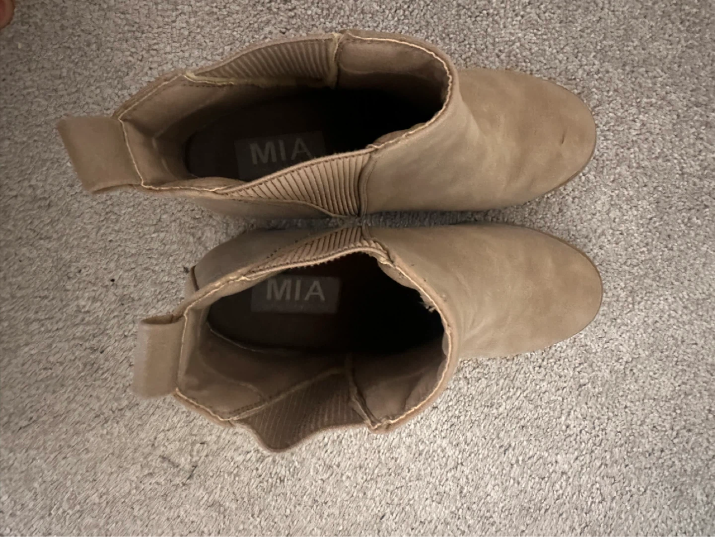 MIA Women's Tan Ankle Boots Size 6 - photo 4