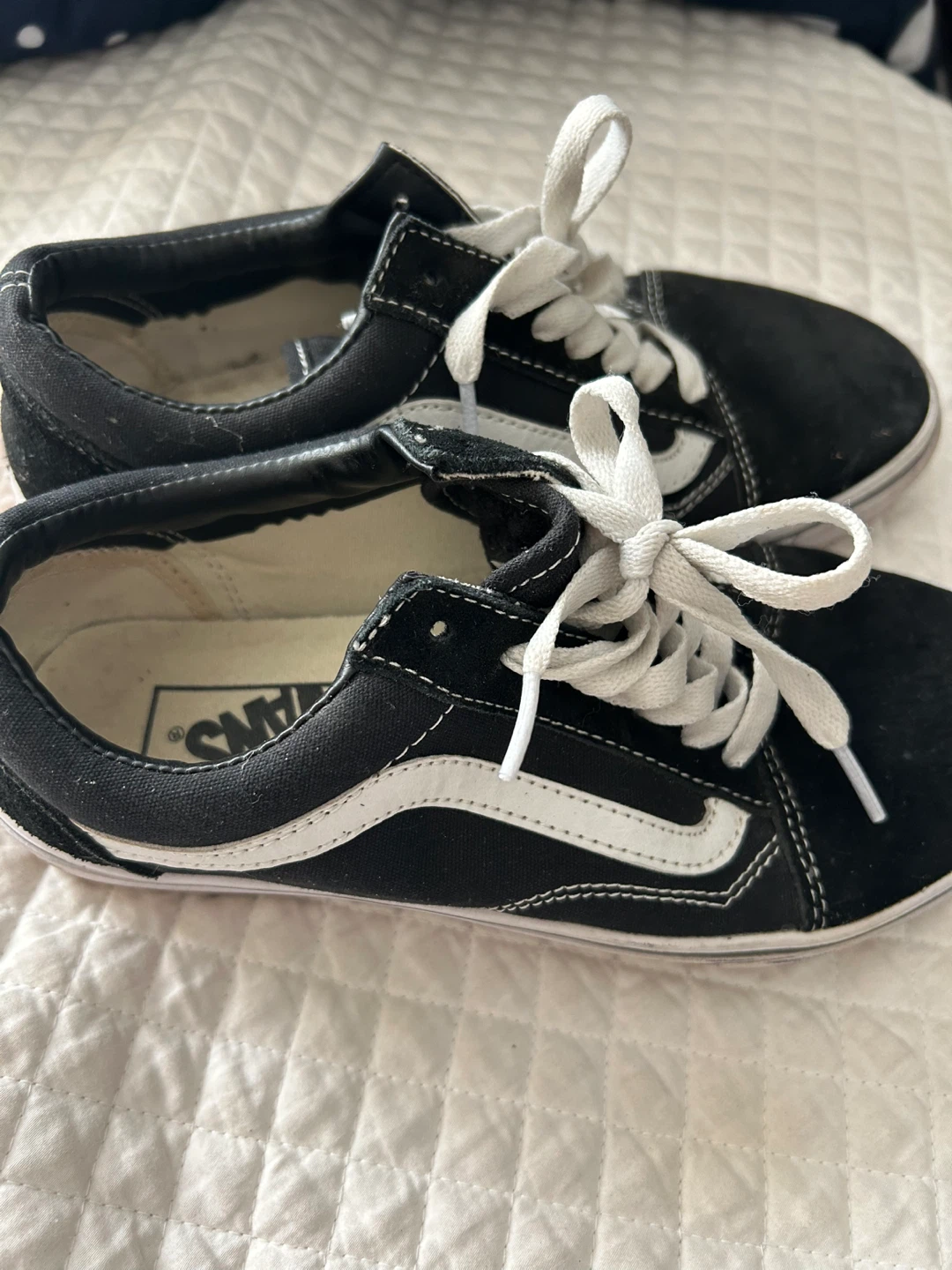 Vans Old Skool Black White Sneakers - photo 2