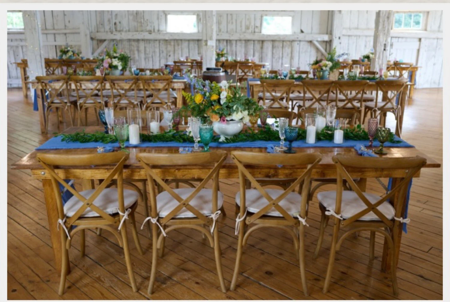 Gauze Table Runner & Napkins Wedding - photo 5