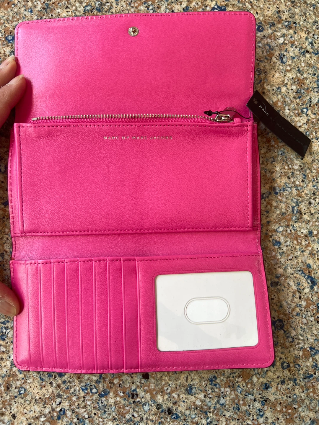 Marc by Marc Jacobs Pink Leather Clutch Wallet - photo 2