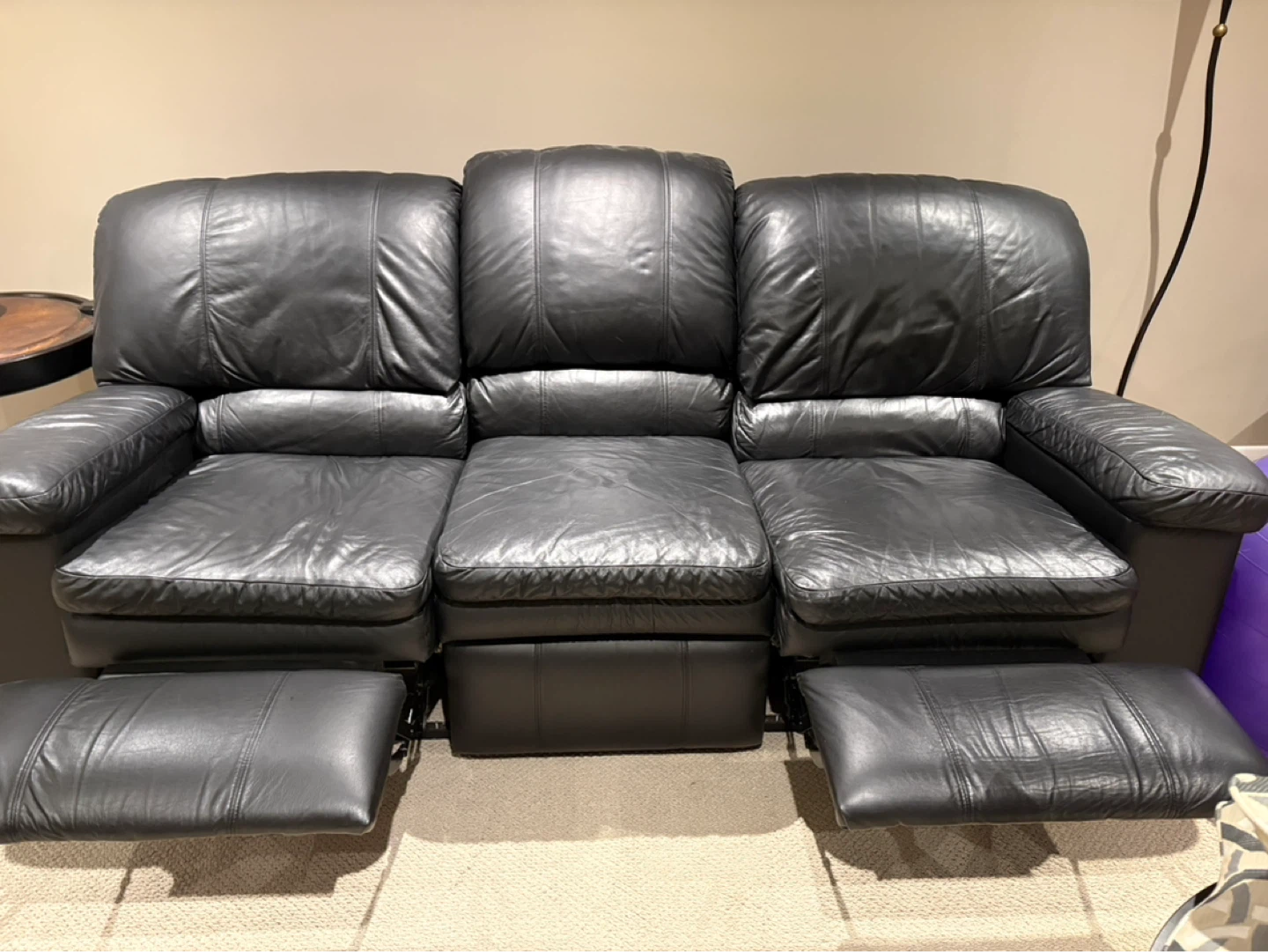 Lazboy Genuine leather Sofa - photo 2