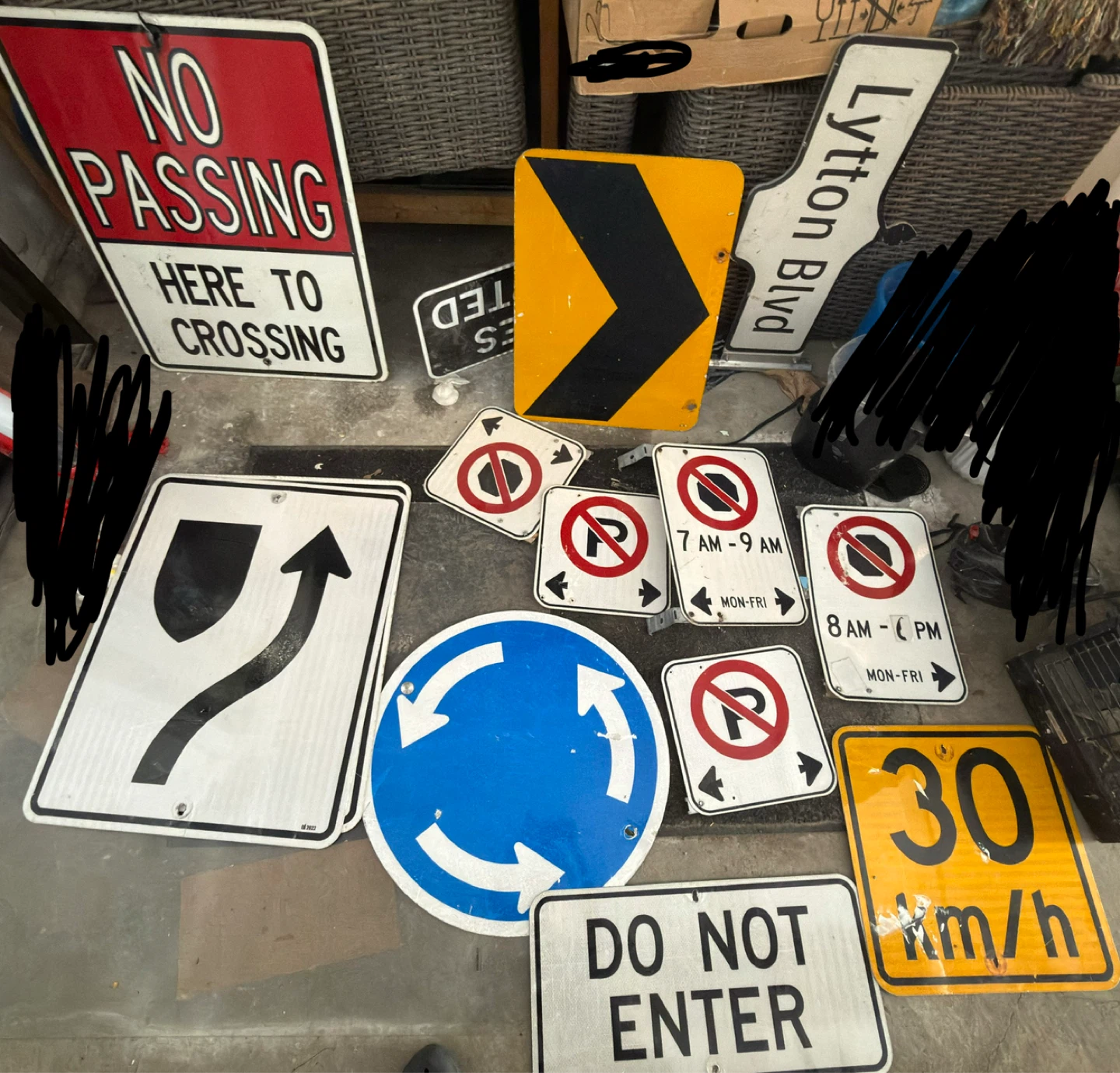 Lot of road signs - photo 2
