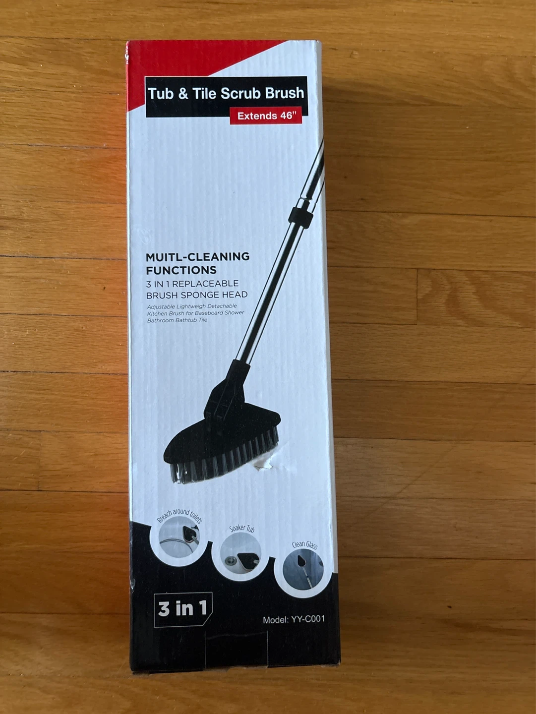 Tub & Tile Scrub Brush Extends 46"