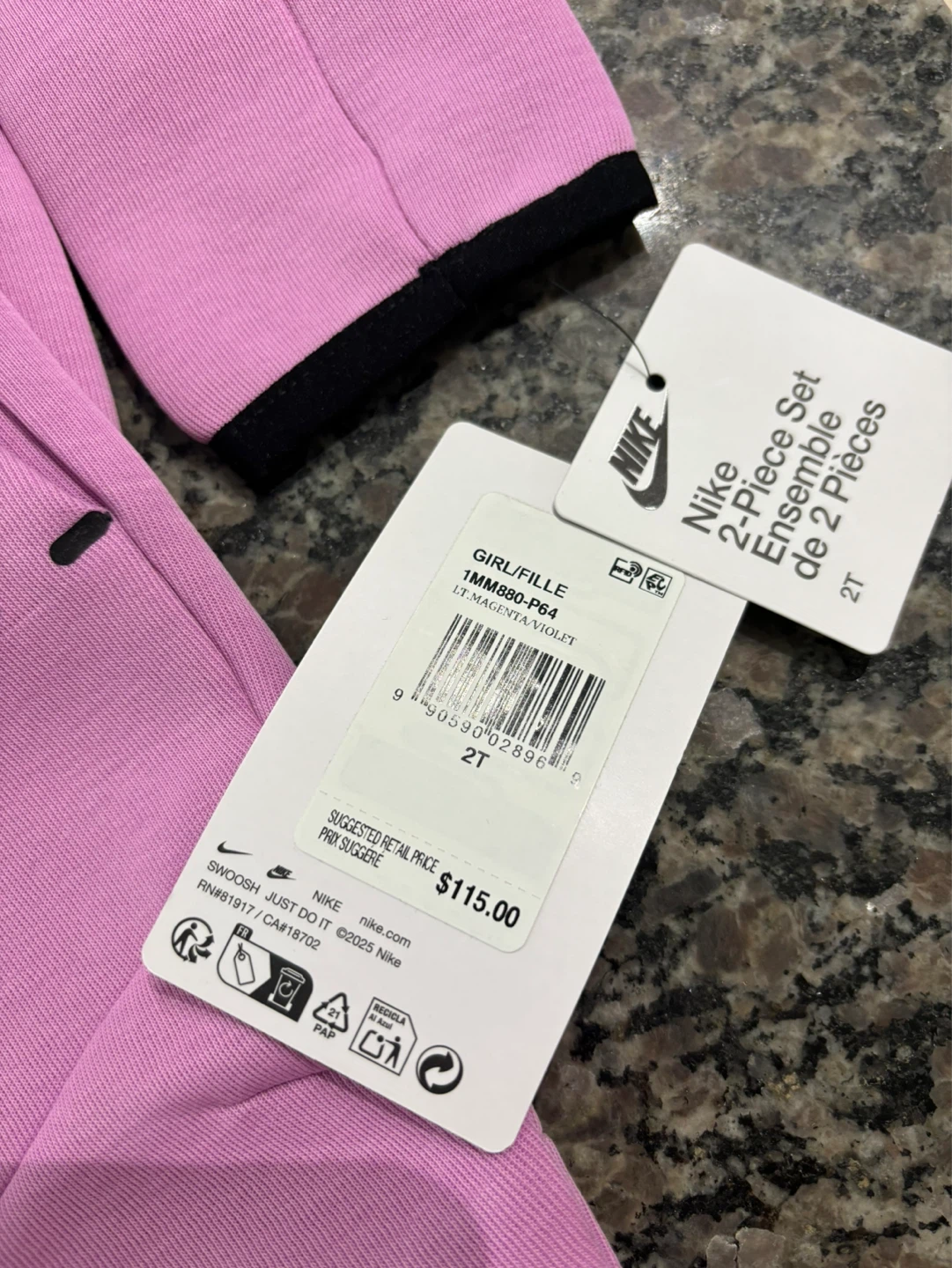 Nike Tech Fleece 2-Piece Set for Girls - photo 5