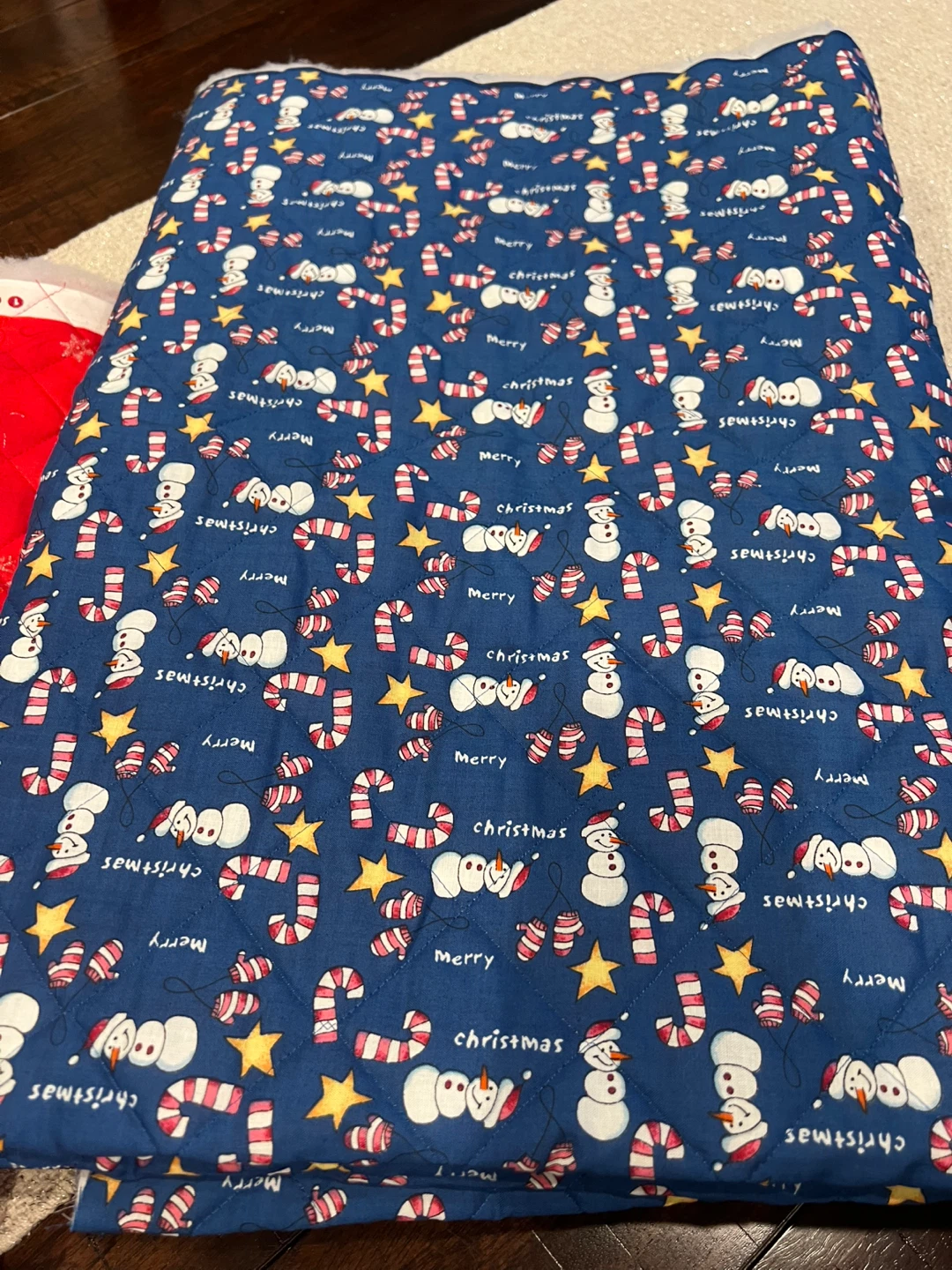 Festive Christmas Quilted Fabric Destash Lot - photo 4