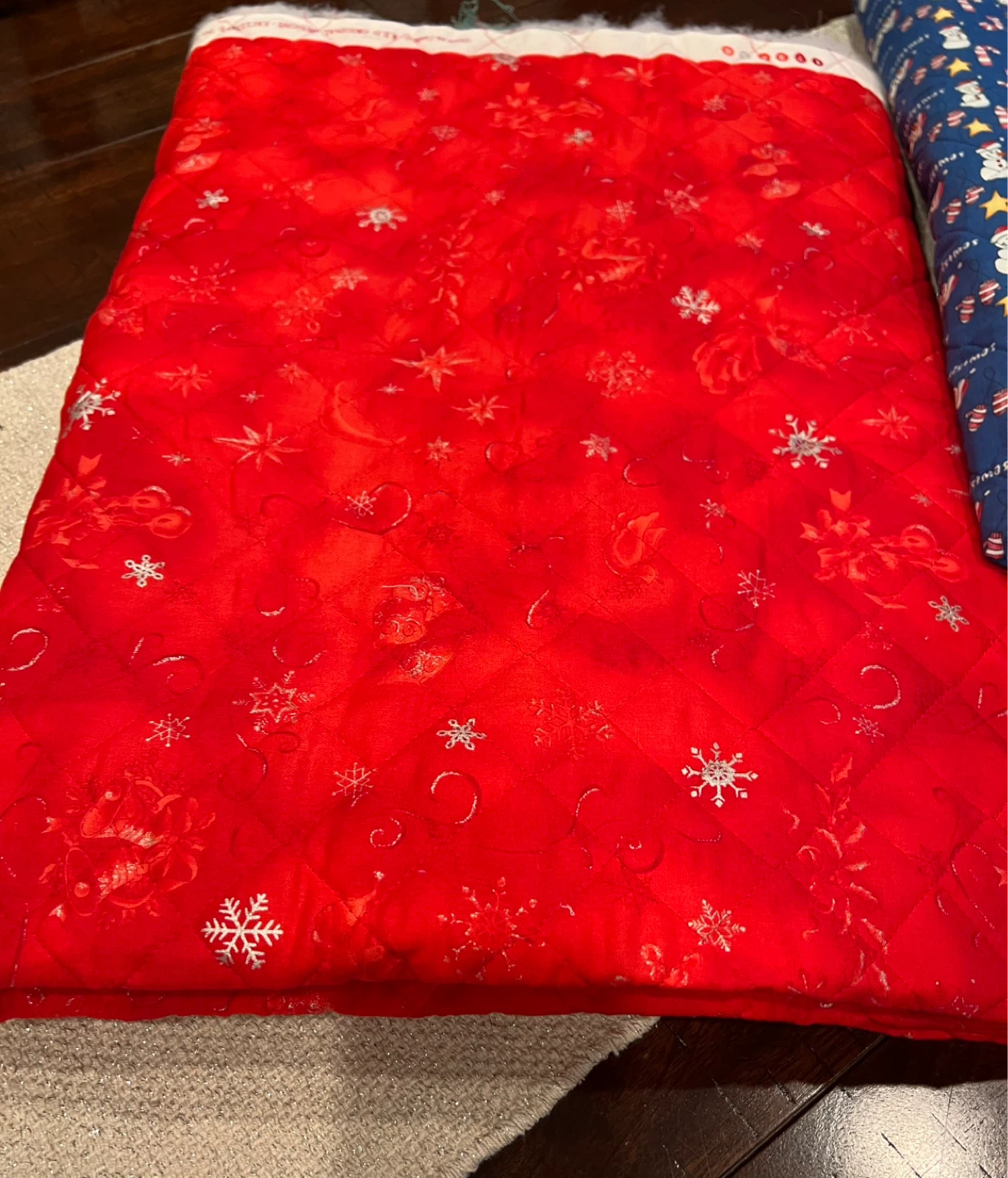 Festive Christmas Quilted Fabric Destash Lot - photo 3
