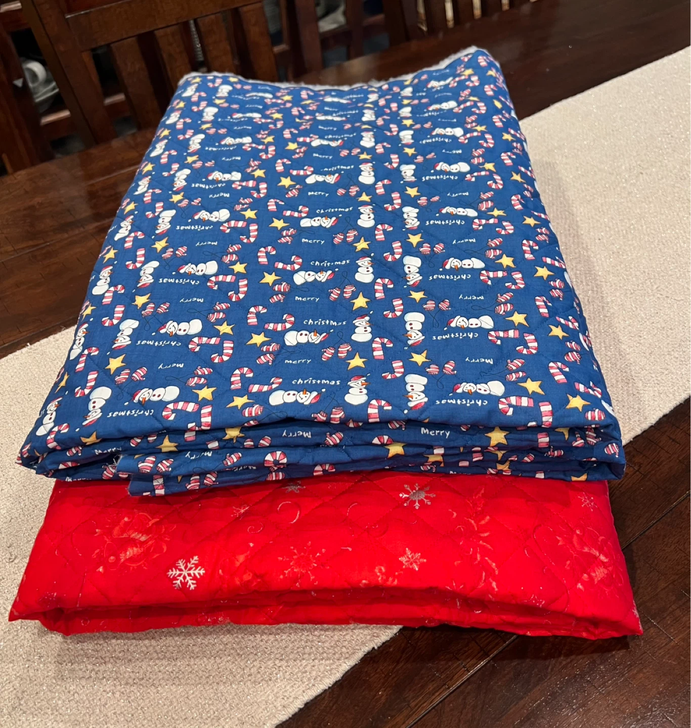 Festive Christmas Quilted Fabric Destash Lot - photo 5
