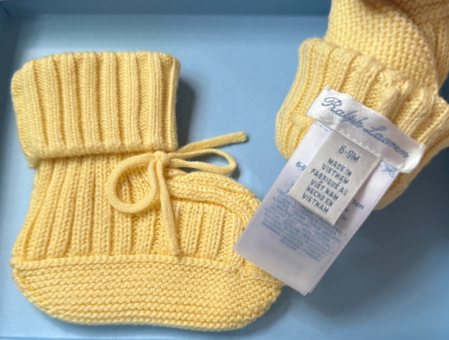 Ralph Lauren Cable-Knit Cotton Bootie Only - photo 5