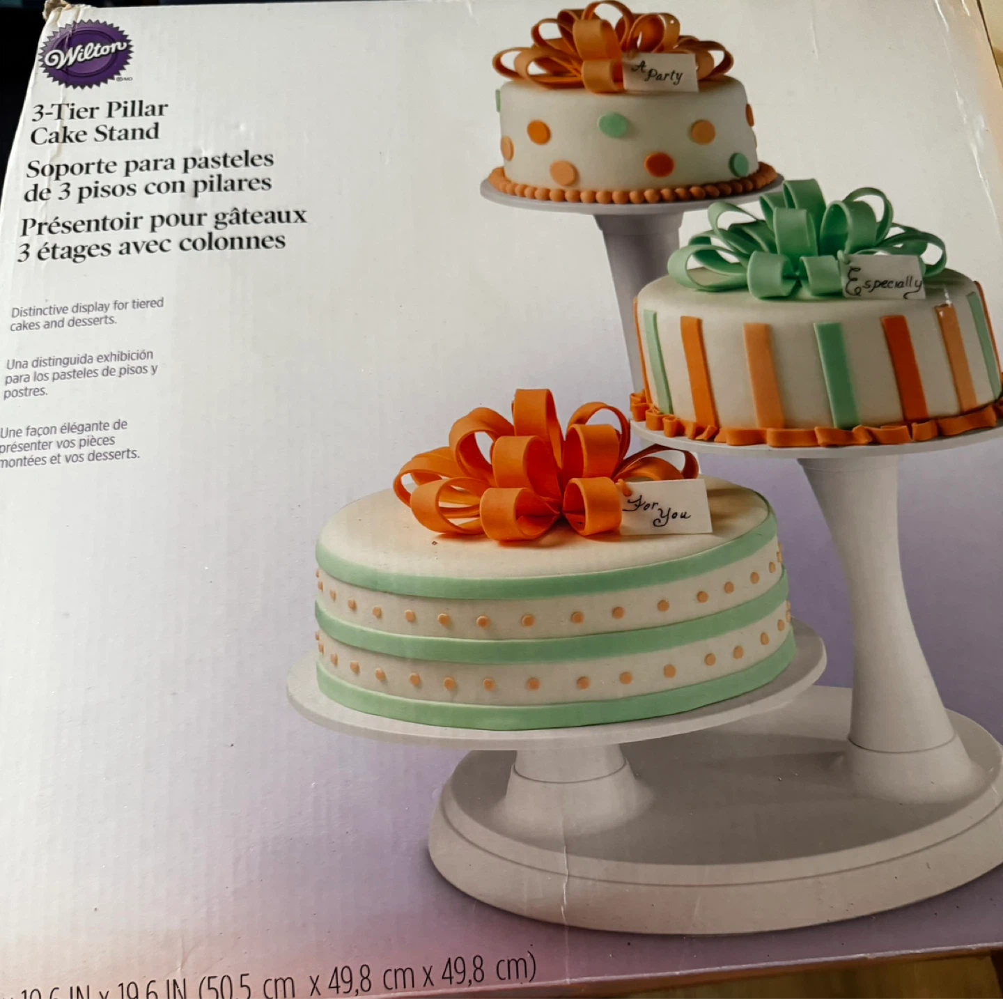 Wilton 3-Tier Pillar Cake Stand - photo 3