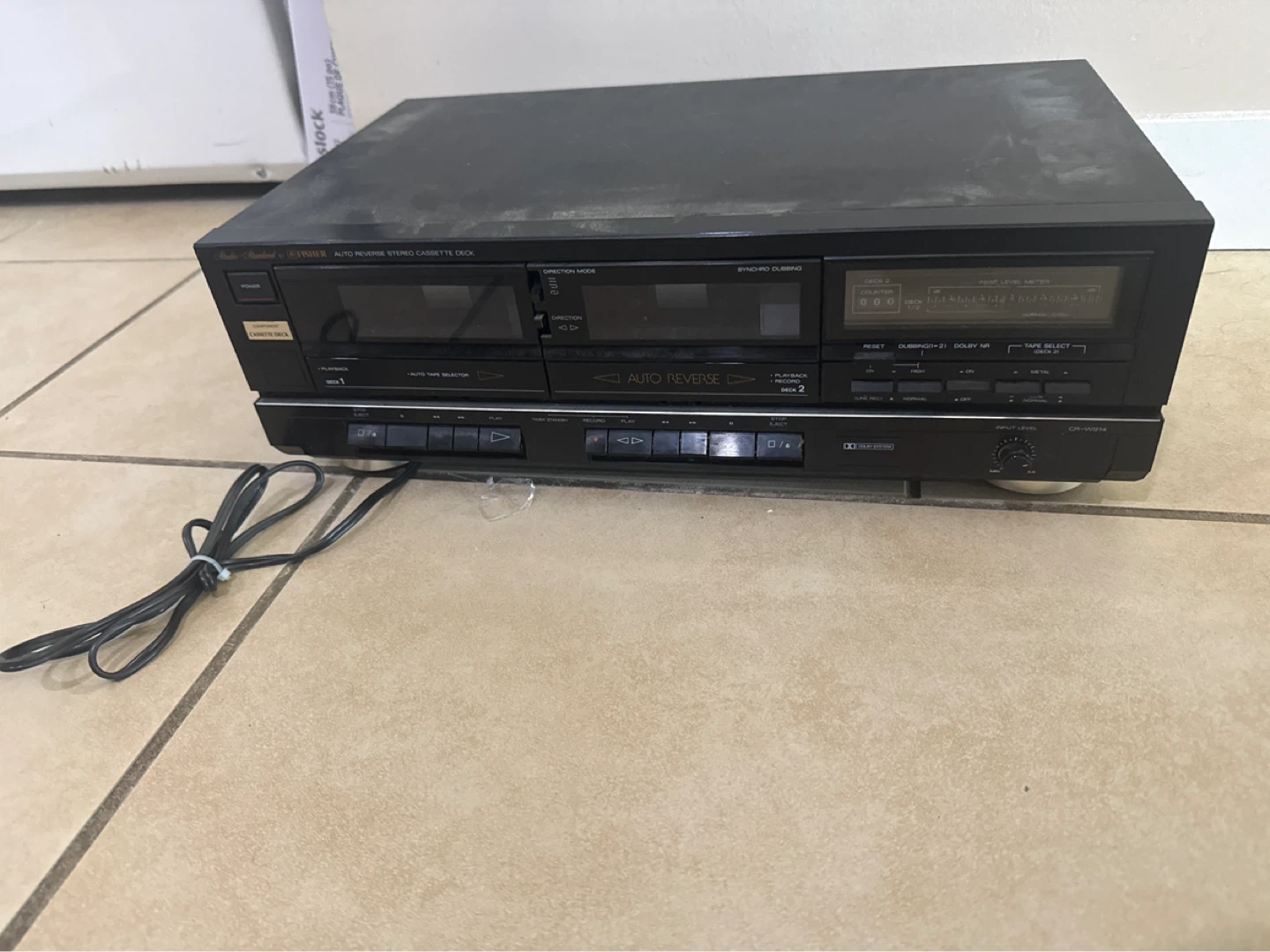 Fisher Auto Reverse Stereo Cassette Deck Parts